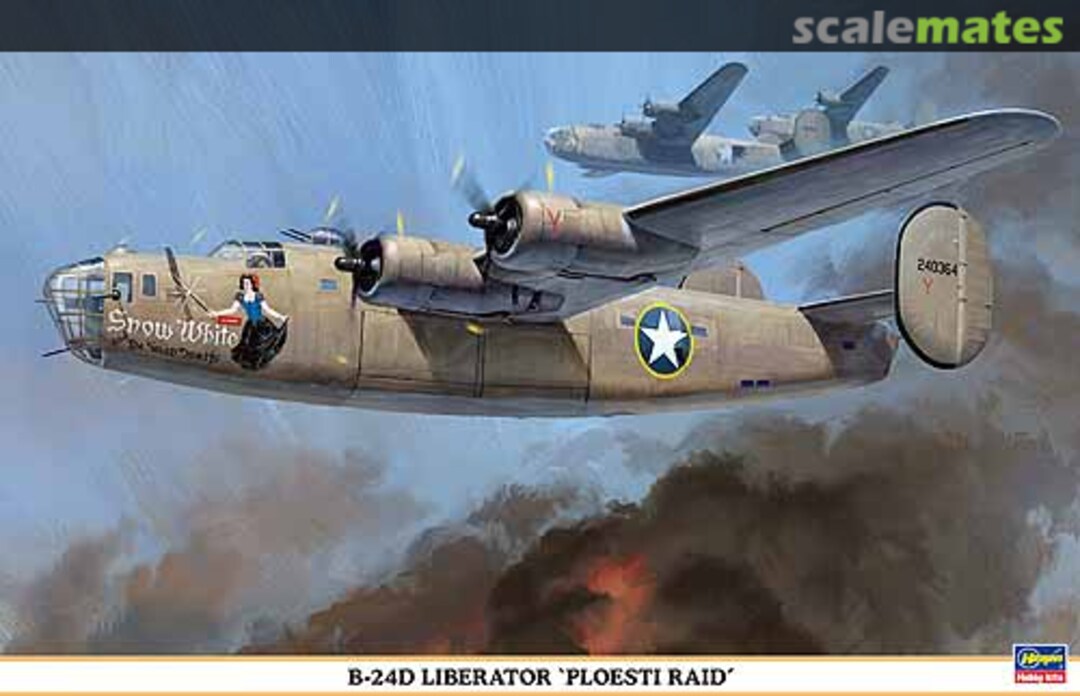 Boxart B-24D Liberator 'Ploesti Raid' 00961 Hasegawa