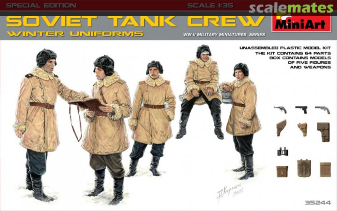 Boxart Tank Crew Winter Uniforms 35244 MiniArt