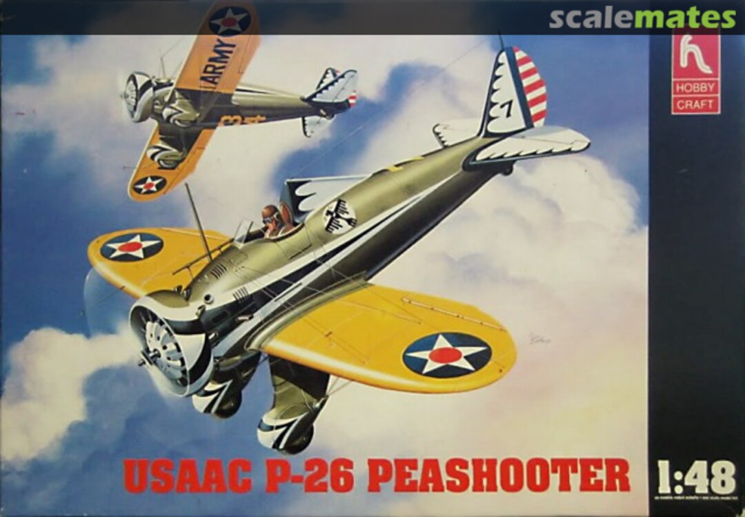 Boxart USAAC P-26 Peashooter HC1558 Hobbycraft