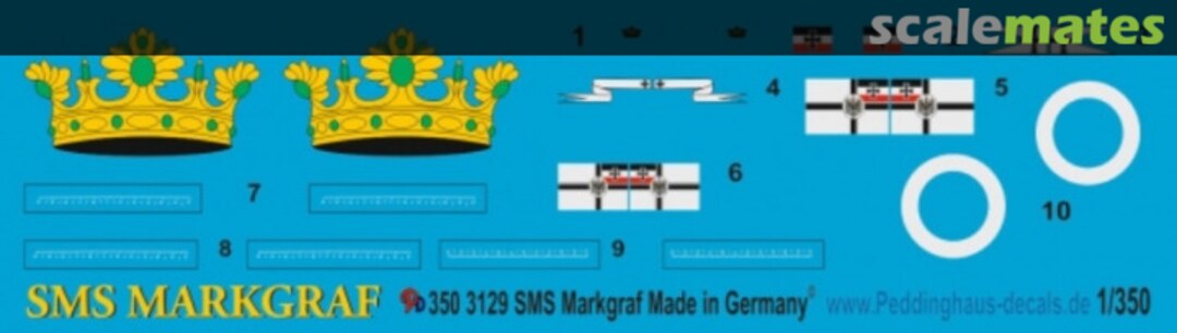 Boxart SMS Markgraf 350 3129 Peddinghaus-Decals