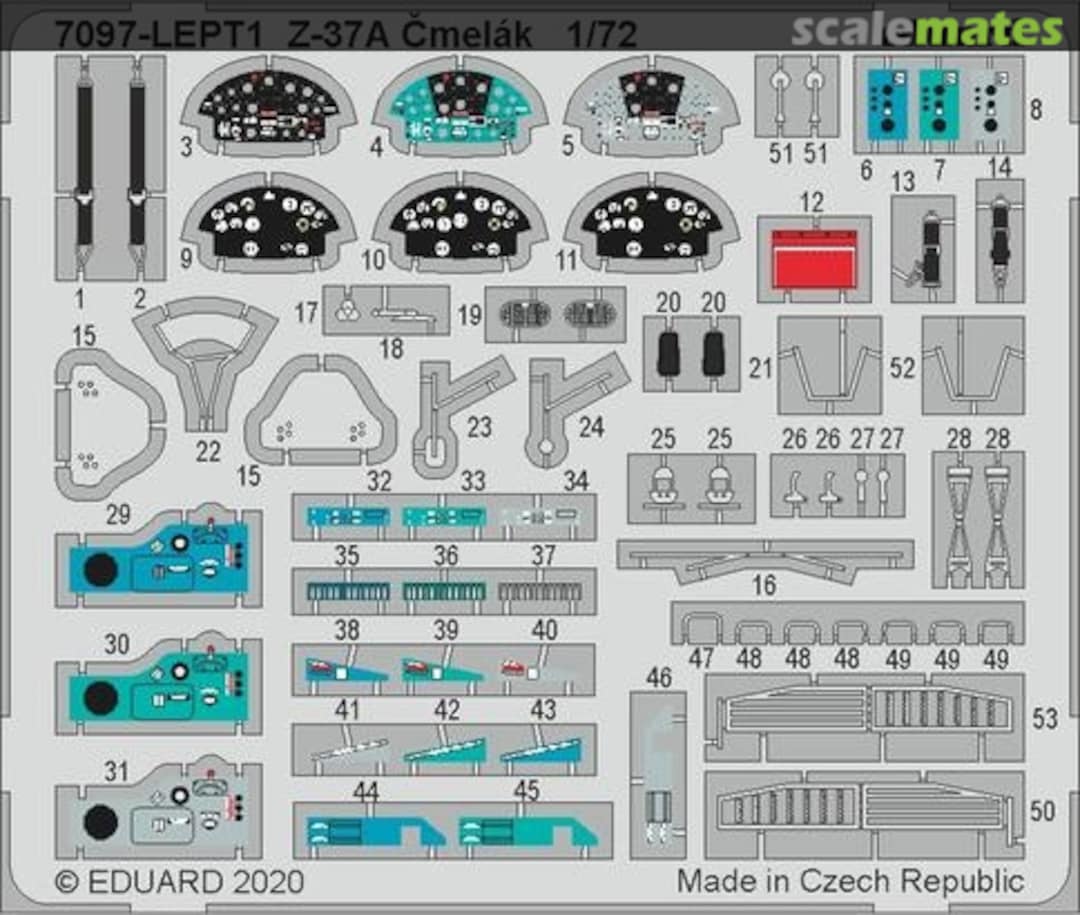 Boxart Z-37A PE-set 7097-LEPT Eduard