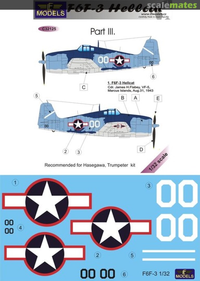 Boxart F6F-3 Hellcat Part III. C32125 LF Models