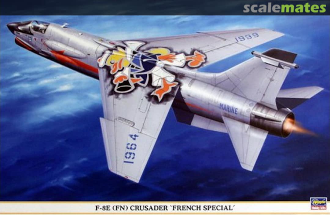 Boxart F-8E (FN) Crusader `French Special´ 09580 Hasegawa