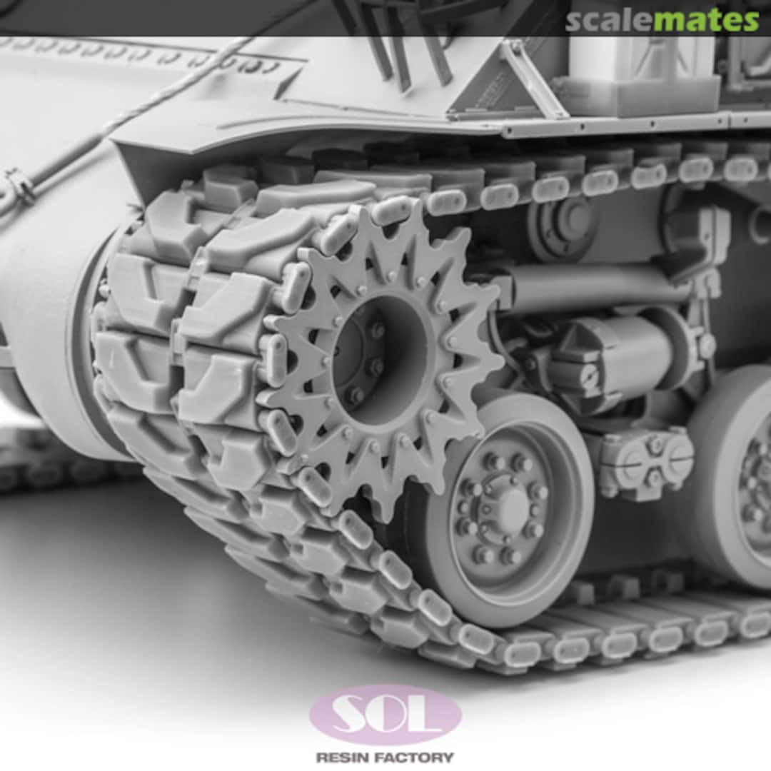 Boxart M4 Sherman HVSS T-84 Tracks MM610 SOL