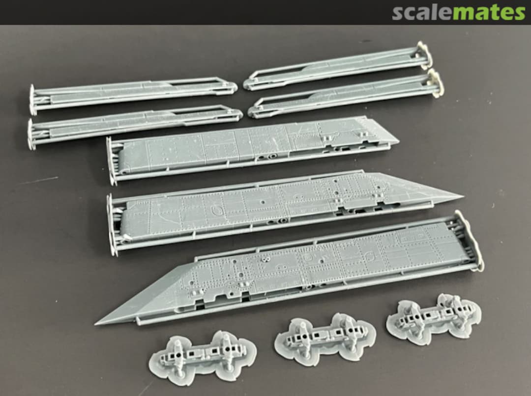 Boxart F-15 Eagle Weapons Pylons with LAU-128 Launch rails 32062 Phase Hangar Resin