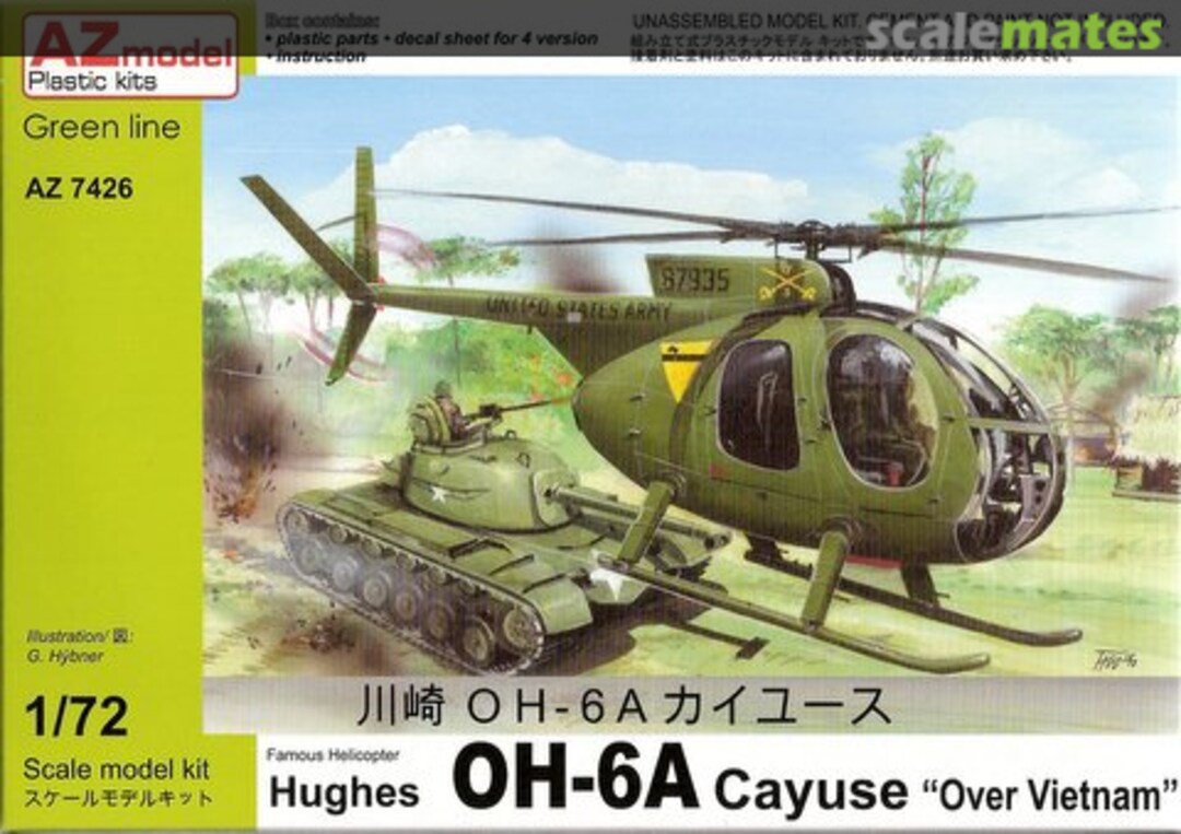 Boxart Hughes OH-6A Cayuse AZ7426 AZmodel