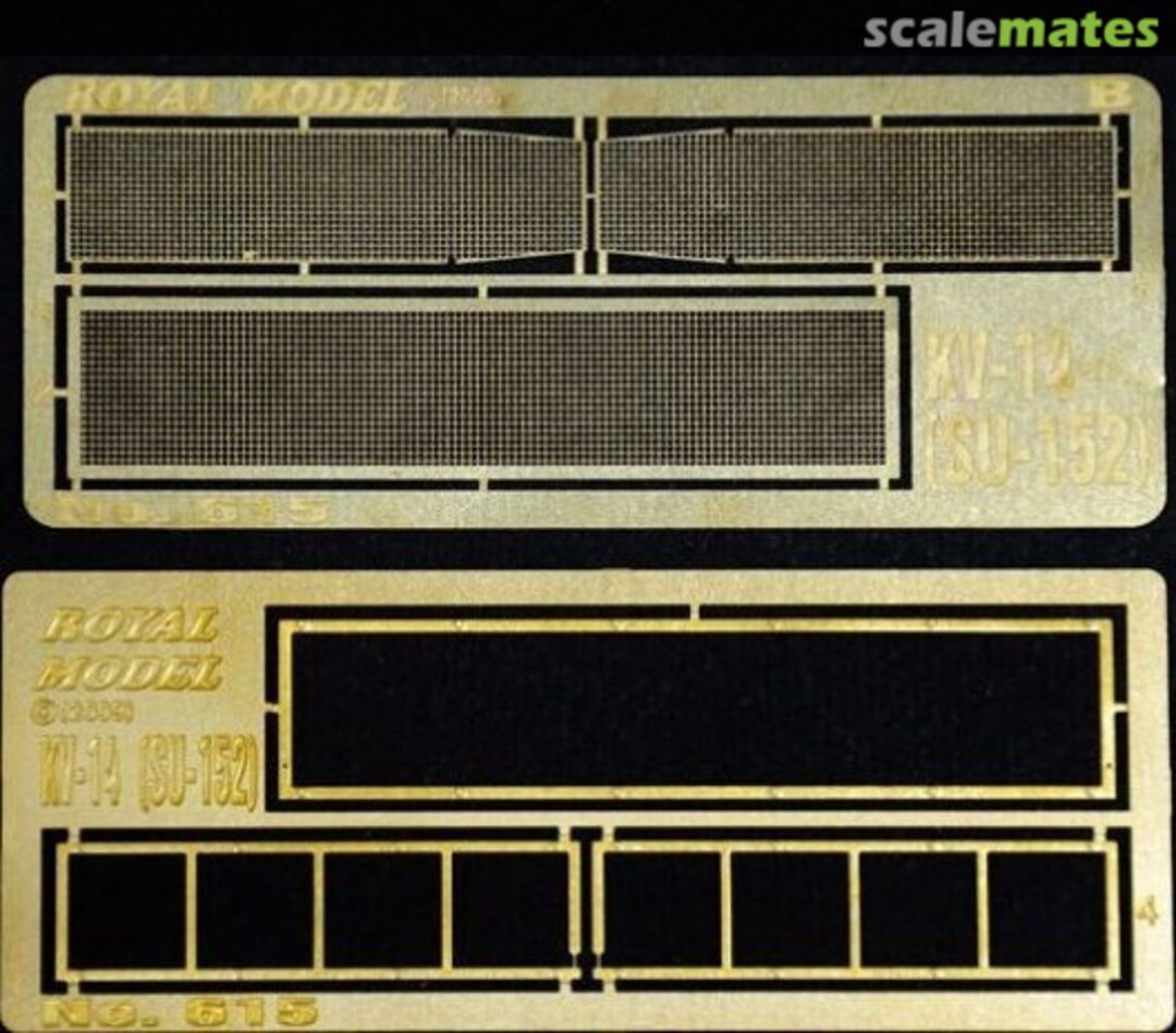 Boxart SU-152 Engine Grills 615 Royal Model