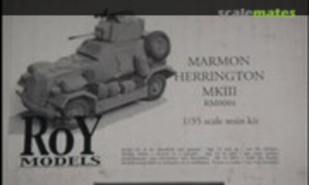 1:35 Marmon-Herrington Mk.III British armored car (Roy Models RM0004)