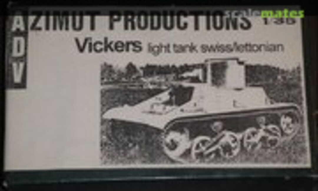 1:35 Vickers light tank Swiss/Lettonian (Latvian) (ADV Azimut 35004)