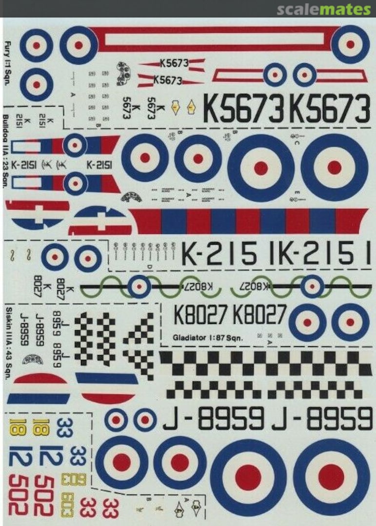 Boxart Royal Air Force: Pre-War 31A Modeldecal