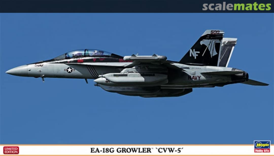 Boxart EA-18G Growler `CVW-5´ 02143 Hasegawa