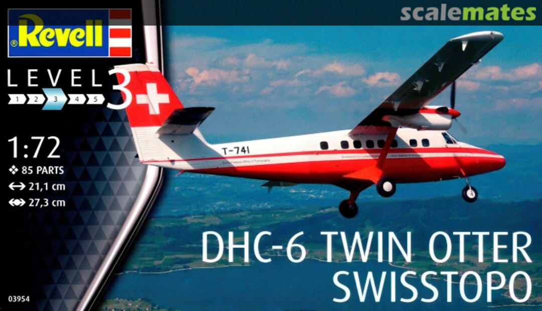 Boxart DHC-6 Twin Otter Swisstopo 03954 Revell