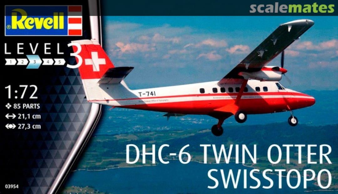 Boxart DHC-6 Twin Otter Swisstopo 03954 Revell