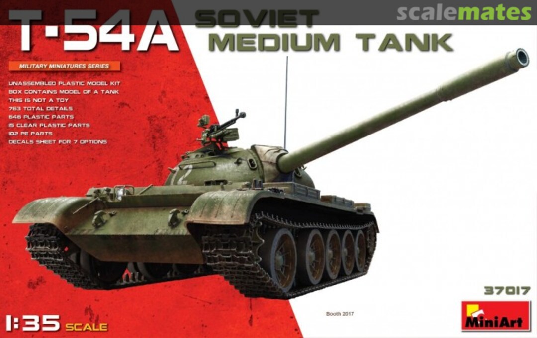 Boxart T-54A 37017 MiniArt