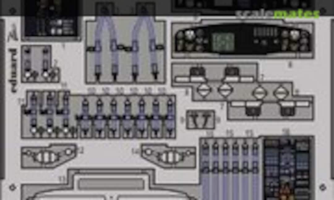 1:48 HH-60H interior (Eduard FE496)