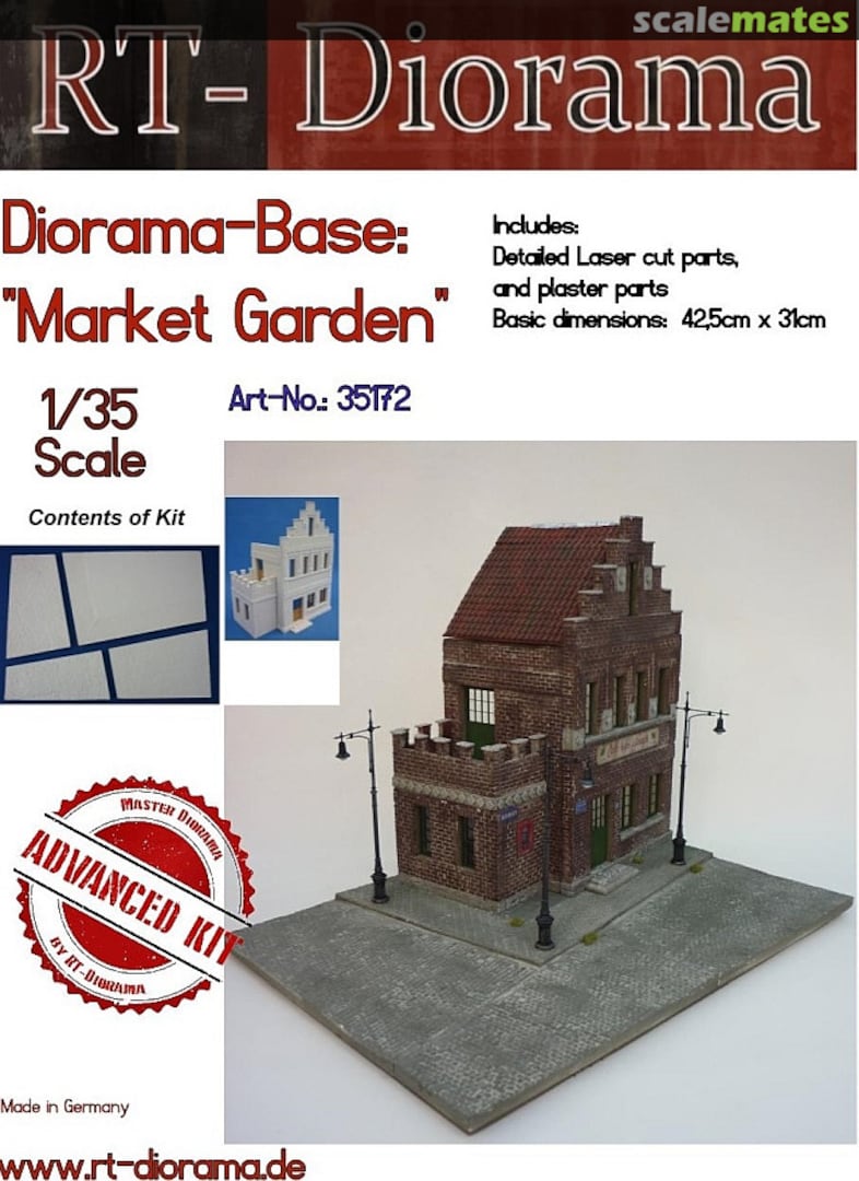 Boxart Diorama-Base: 'Market Garden' 35172K RT-Diorama