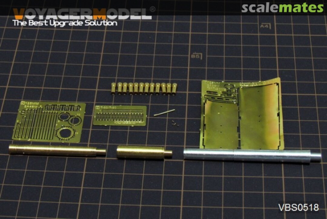 Boxart Modern Russian 125mm (2A46M/2A46M-5) Barrel (T-90A/T-90MS) VBS0518 Voyager Model