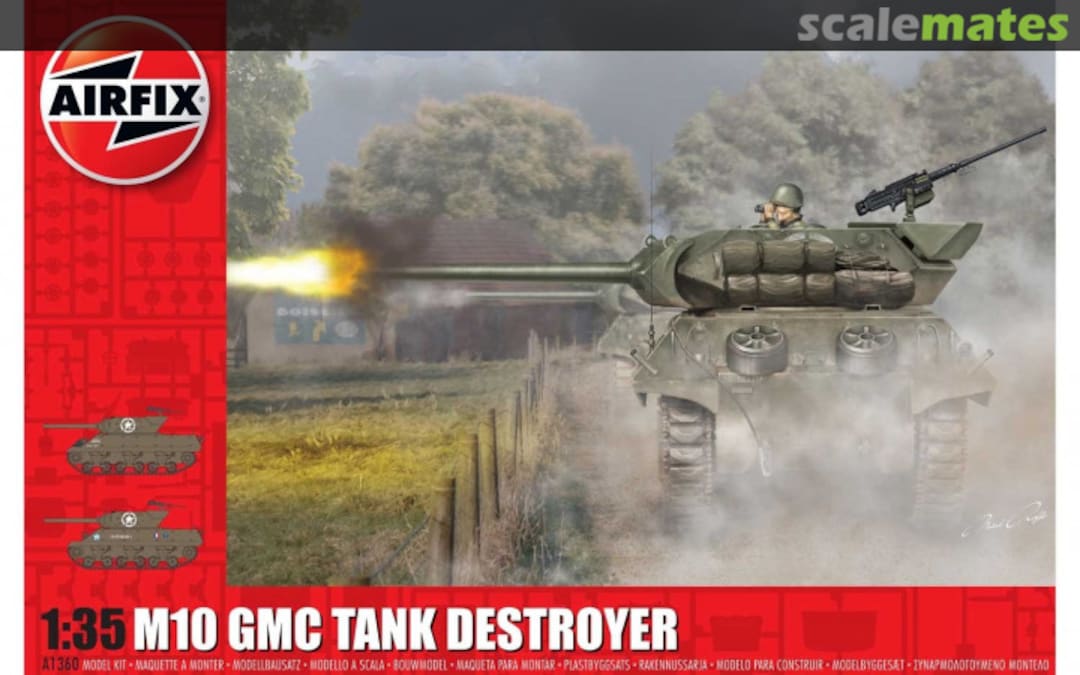 Boxart M10 GMC A1360 Airfix