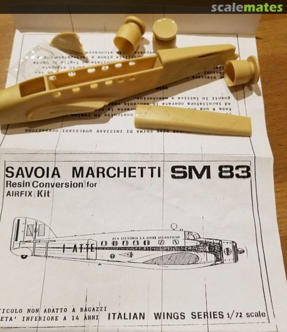 Boxart Savoia Marchetti SM 83 conversion None Italian Wings