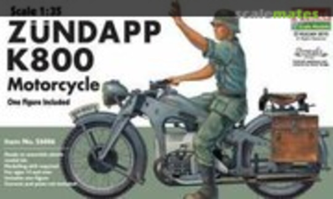 1:35 Zündapp K800 Motorcycle (Vulcan Scale Models 56006)