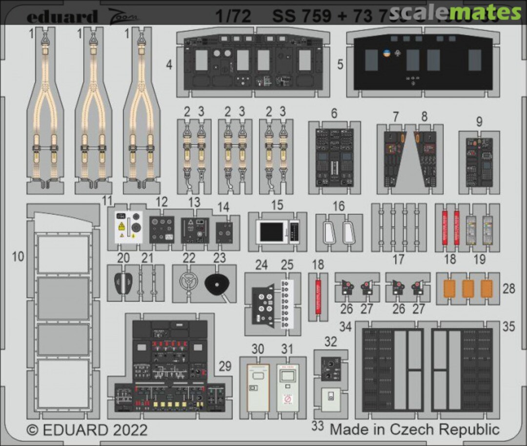 Boxart C-130J-30 detail set SS759 Eduard