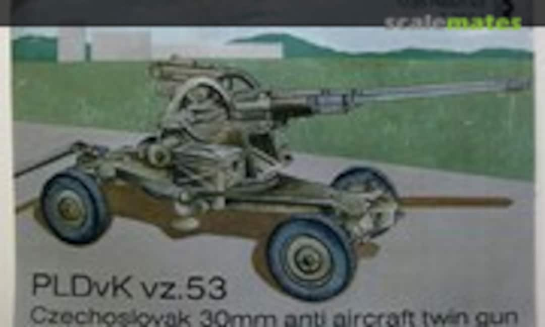 1:35 PLDvK vz.53 Czechoslovak 30mm anit aircraft twin gun (IR Hobby T3504)