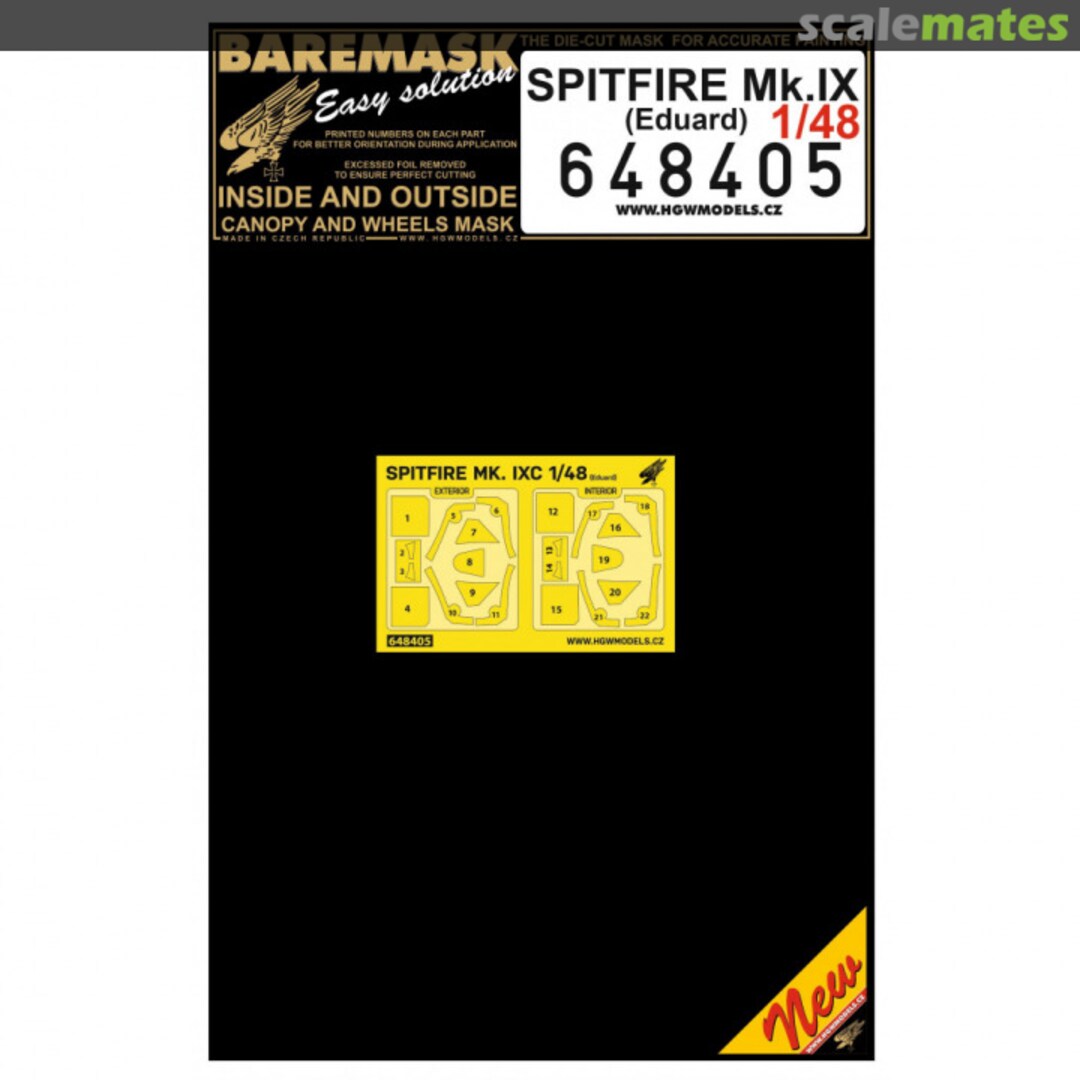 Boxart Spitfire Mk.IX 648405 HGW Models