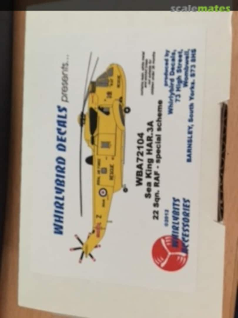 Boxart Sea King HAR.3A wba72104 Whirlybird