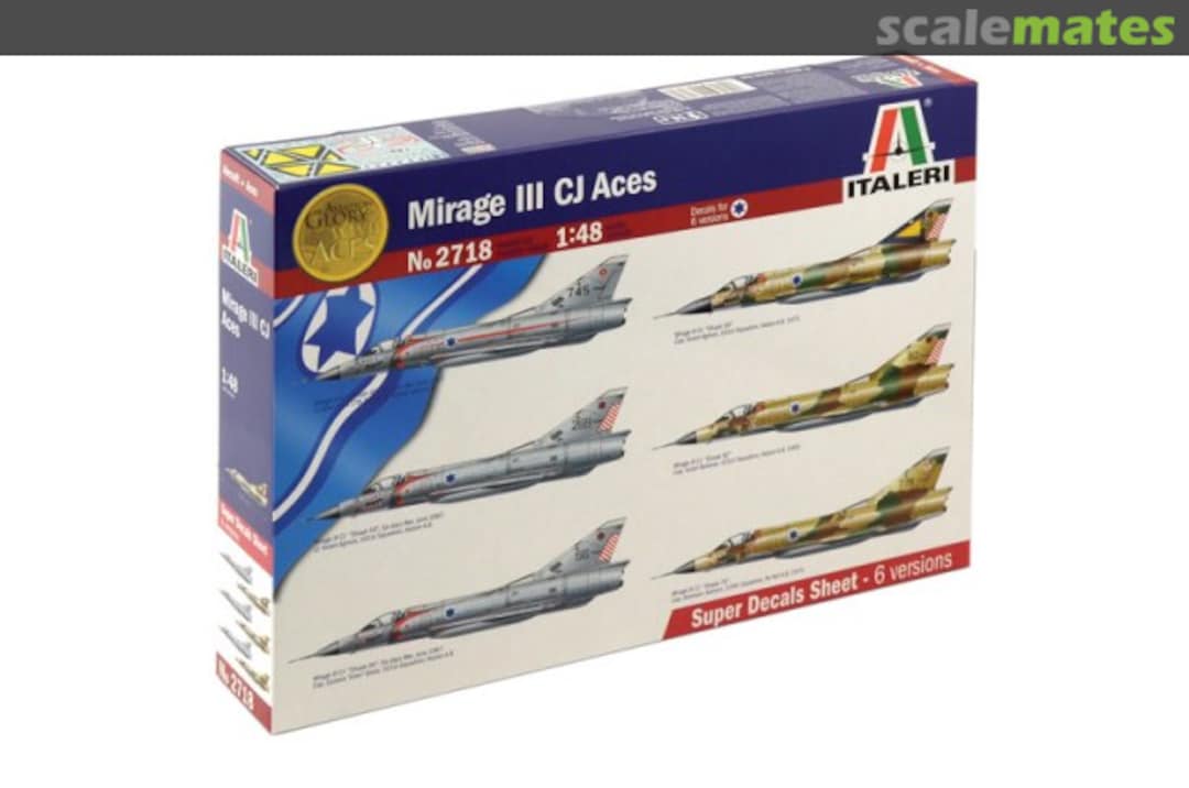 Boxart Mirage III CJ Aces 2718 Italeri