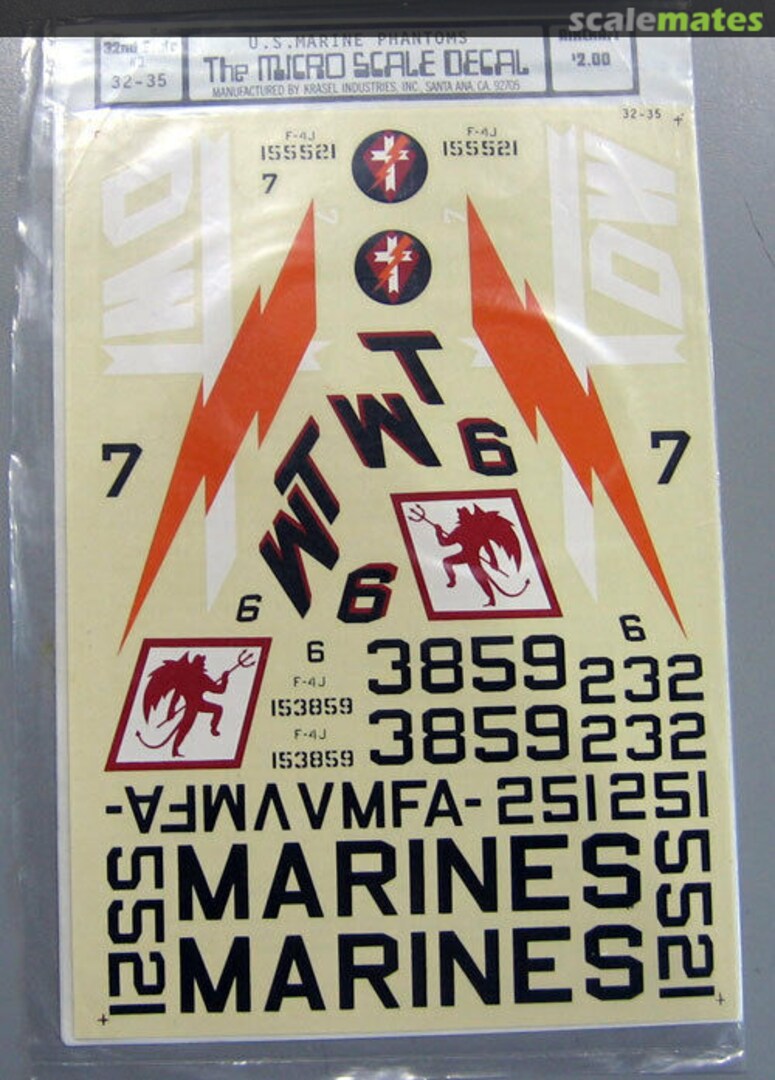 Boxart U.S. Marine Phantoms 32-35 Microscale