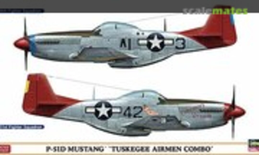 1:72 P-51D Mustang `Tuskegee Airmen Combo´ (Hasegawa 01991)