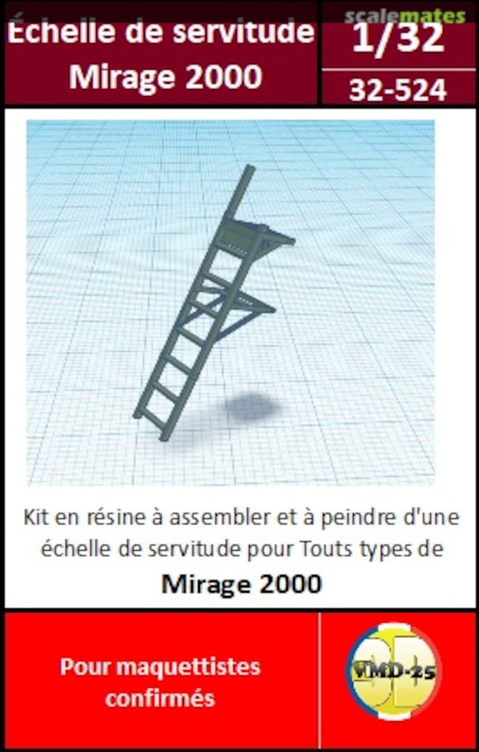 Boxart Echelle de Servitude pour Mirage 2000 32-524 VMD25_3D