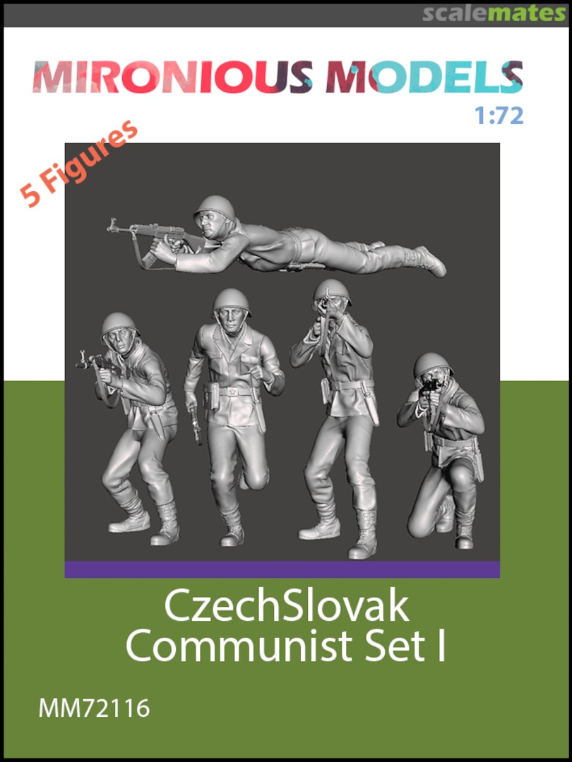 Boxart Czechslovakian Soldiers Set I MM72116 Mironious Models