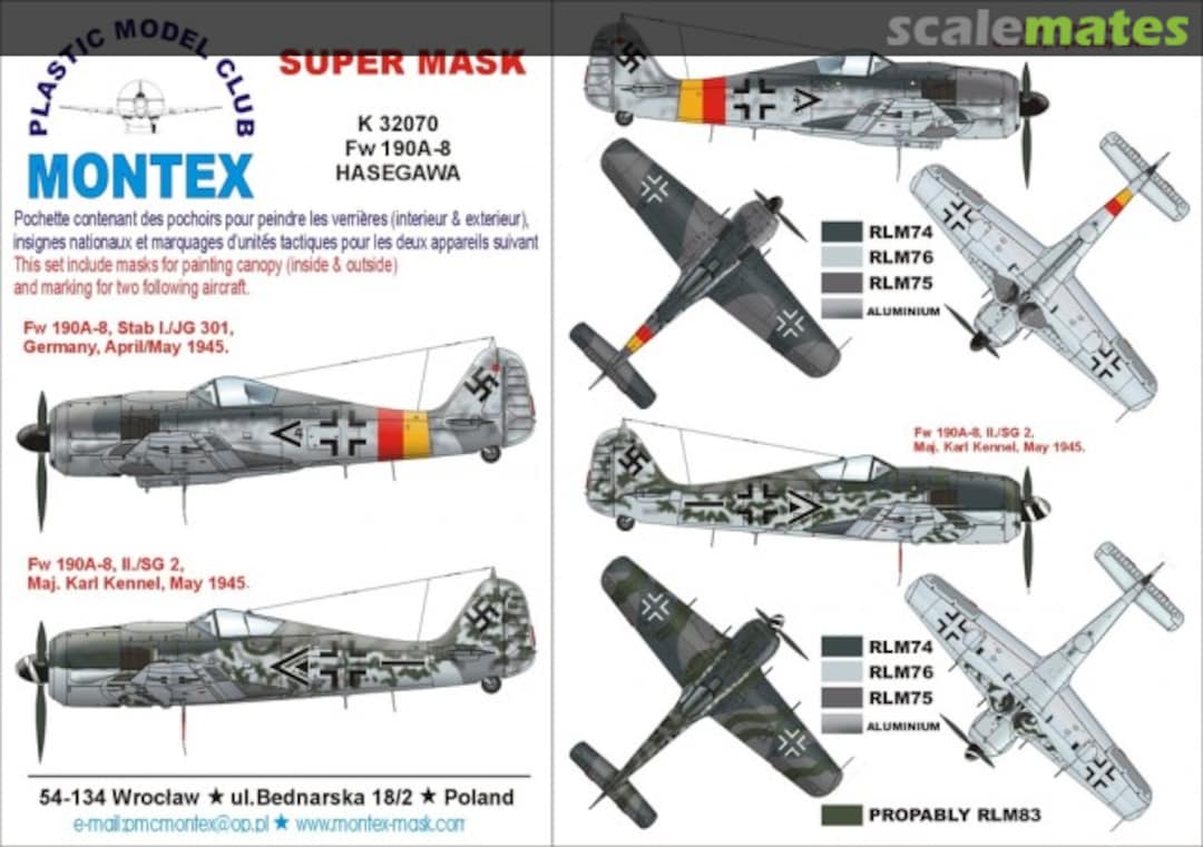 Boxart Fw 190A-8 K32070 Montex