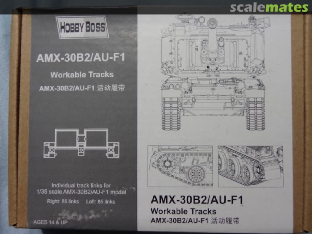 Boxart AMX-30B2/AU-F1 Workable Tracks 81010 HobbyBoss