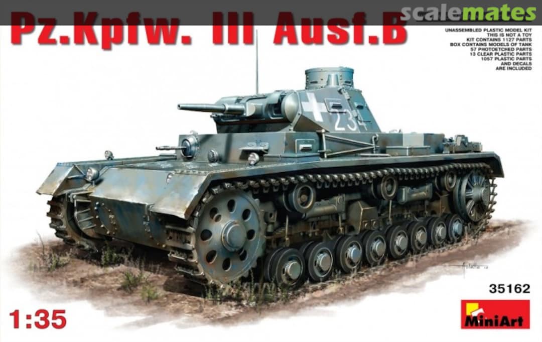 Boxart Pz.Kpfw. III Ausf.B 35162 MiniArt