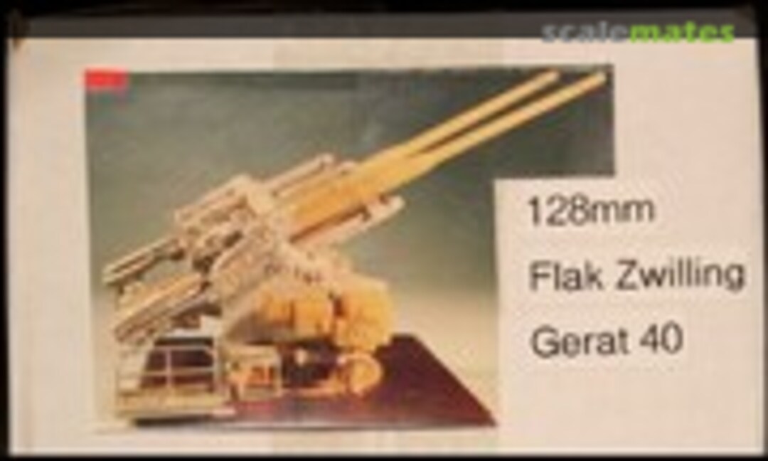 1:35 128mm Flak 40 Twin (Flak Zwilling) Gerat 40 (J. Peddinghaus Zinnfiguren LEP03)