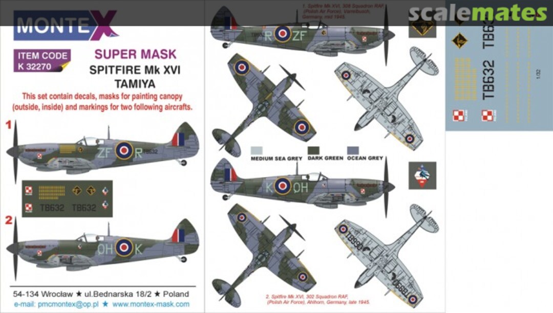 Boxart Spitfire Mk XVI K32270 Montex