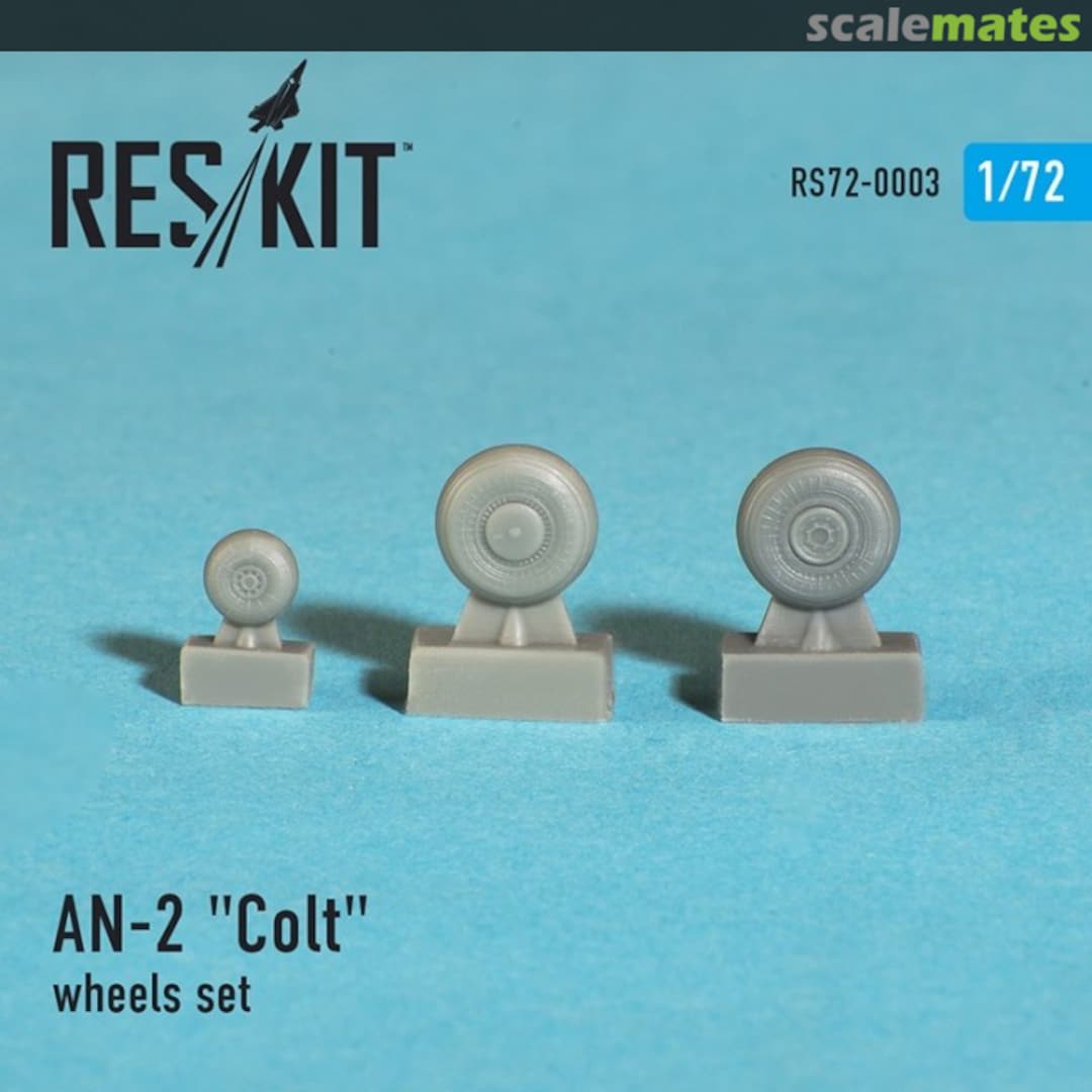 Boxart Antonov An-2 Colt - wheels set RS72-0003 ResKit