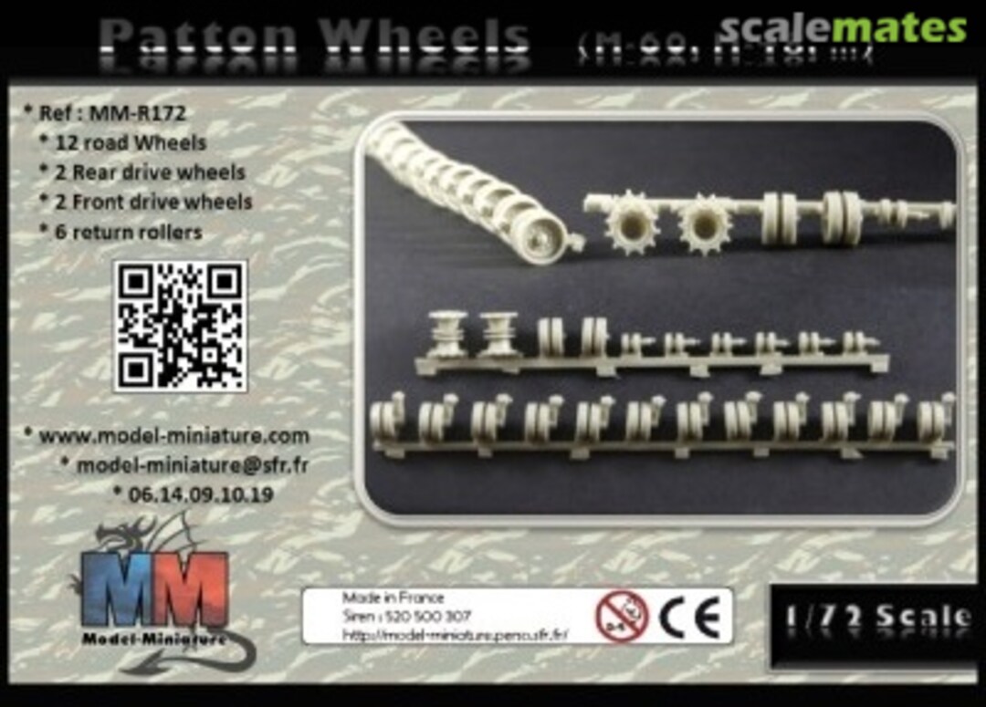 Boxart M-60, M-48, Patton wheel set MM-R172 Model Miniature