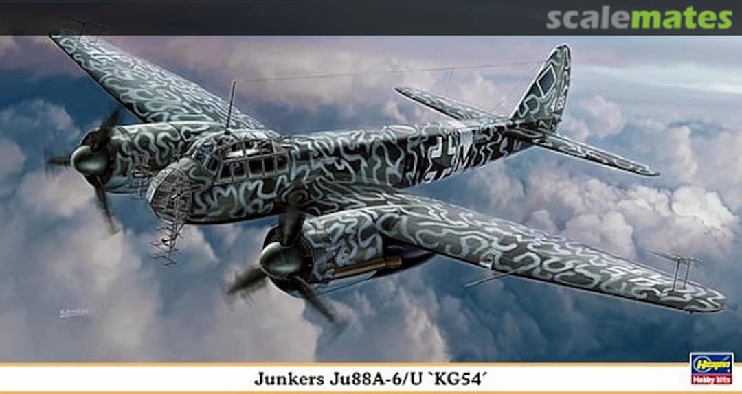 Boxart Junkers Ju 88A-6/U `KG 54´ 00963 Hasegawa