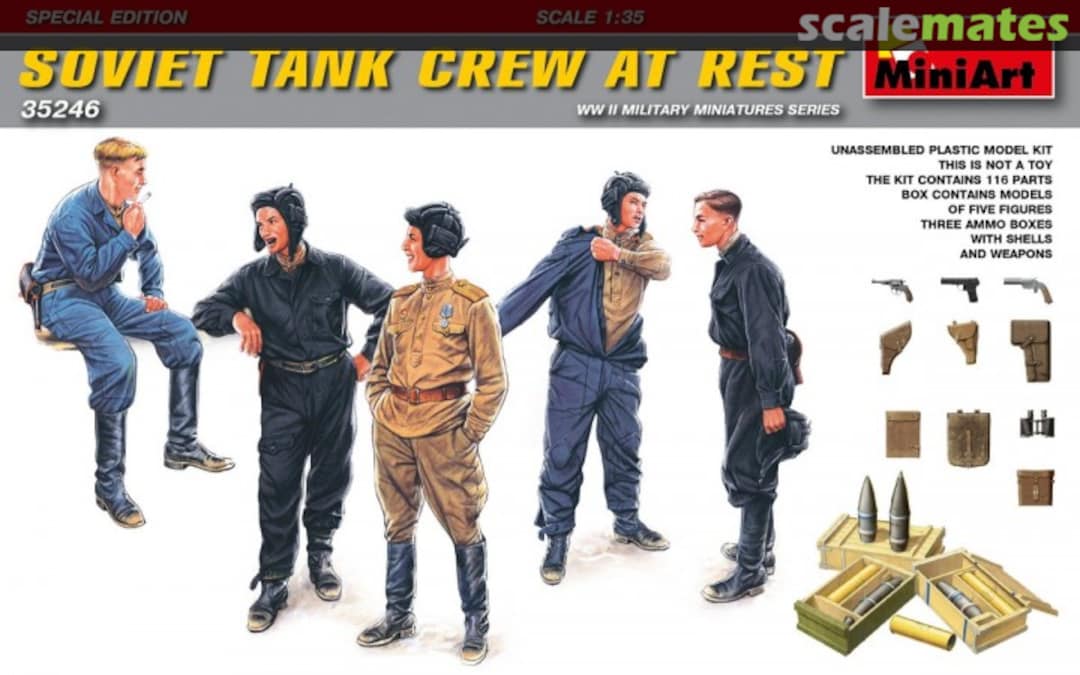 Boxart Tank Crew at Rest 35246 MiniArt