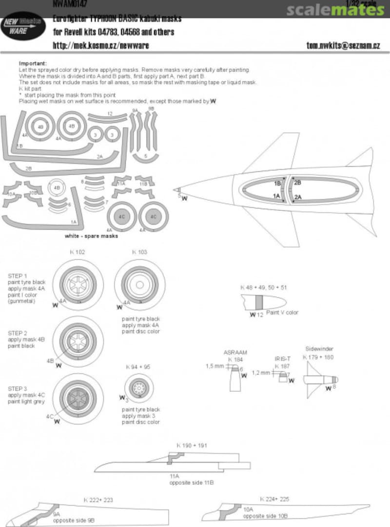 Boxart Eurofighter TYPHOON BASIC kabuki masks NWAM0147 New Ware