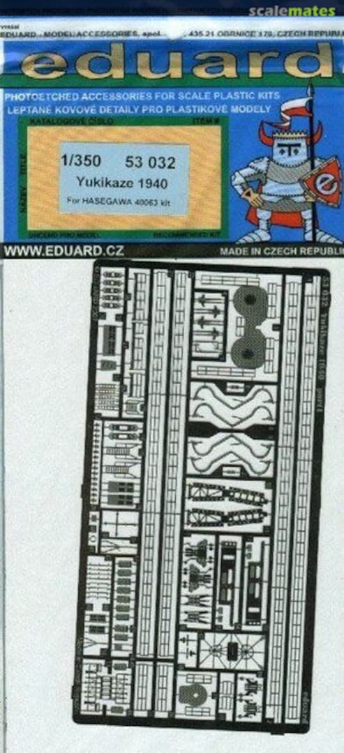 Boxart IJN Yukikaze 1940 - PE Detail Up Set 53032 Eduard
