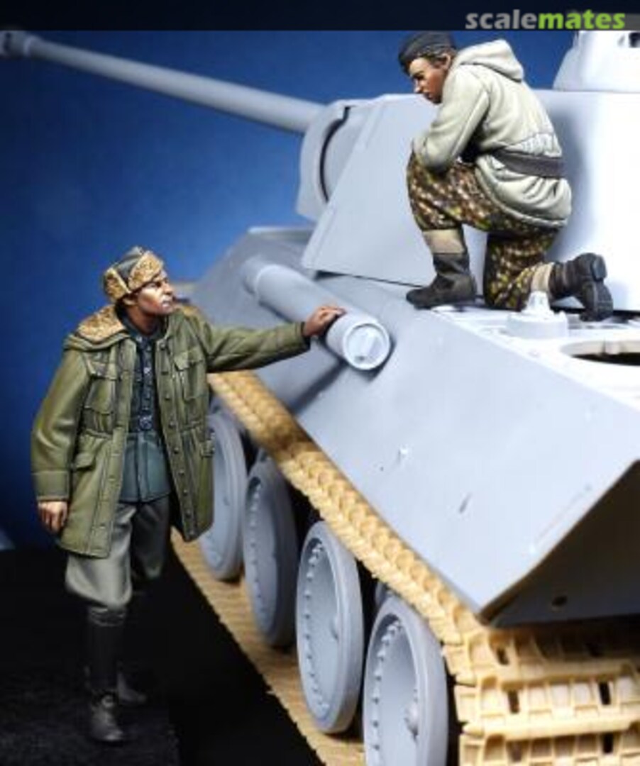 Boxart German Panther Commander & Waffen SS Officer TB-35139 The Bodi