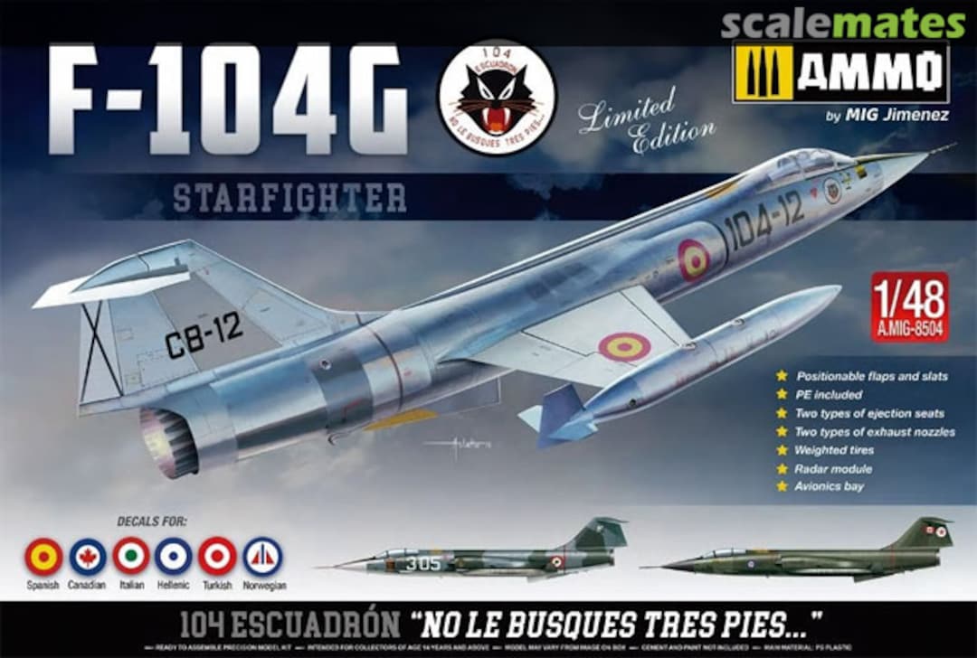 Boxart F-104G Starfighter AMIG-8504 Ammo by Mig Jimenez