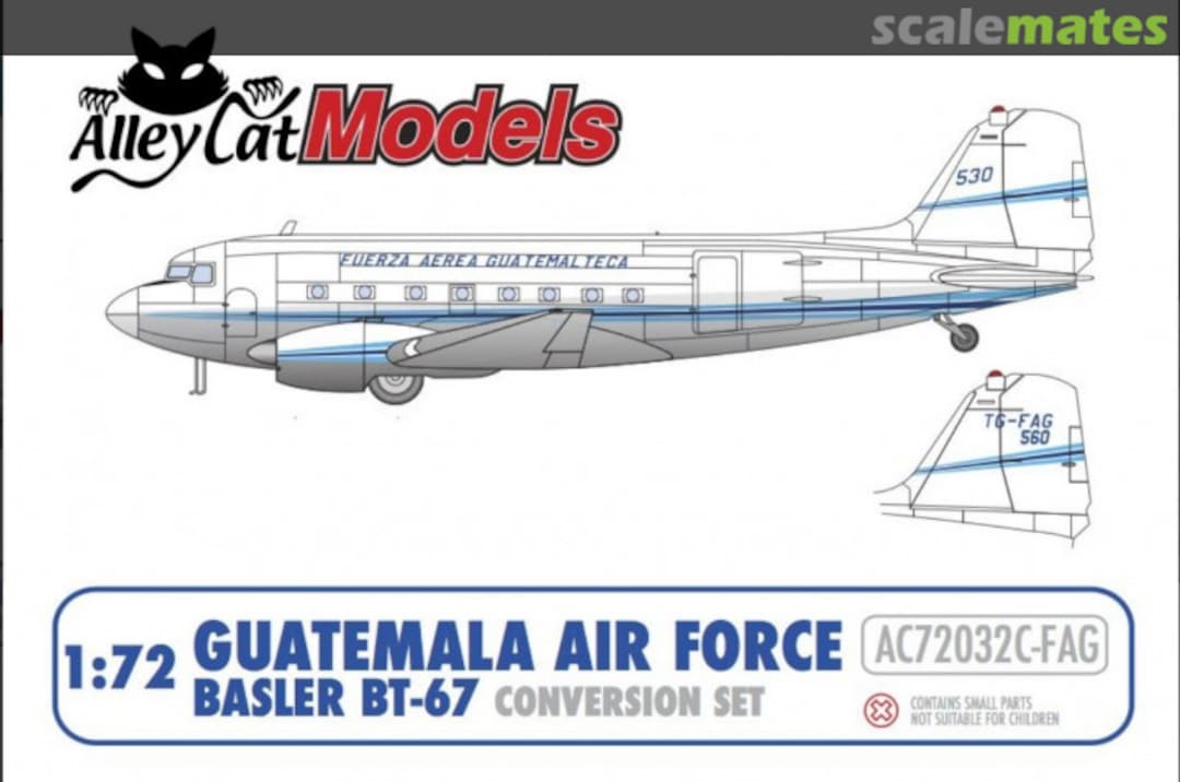 Boxart Basler BT-67 Guatemala Air Force AC72032C-FAG Alley Cat