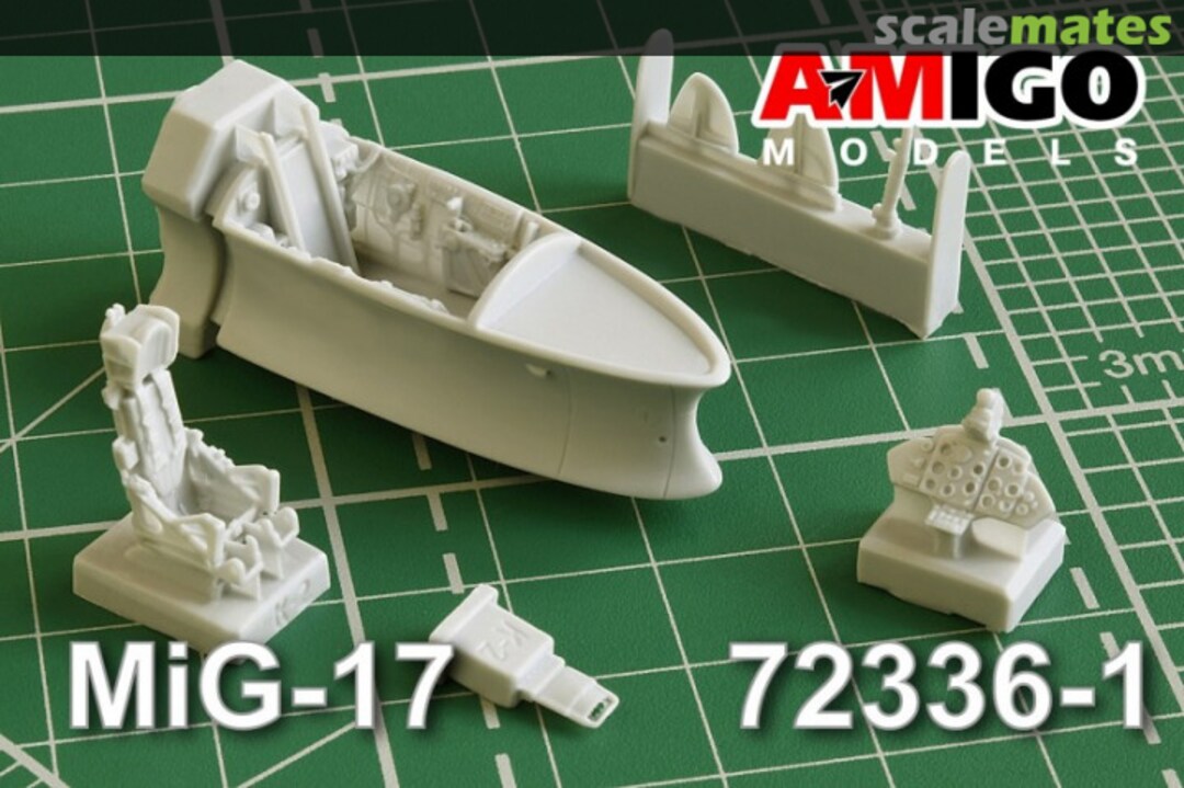 Boxart MiG-17F cockpit set with KK-2 ejection seat 72336-1 Amigo Models