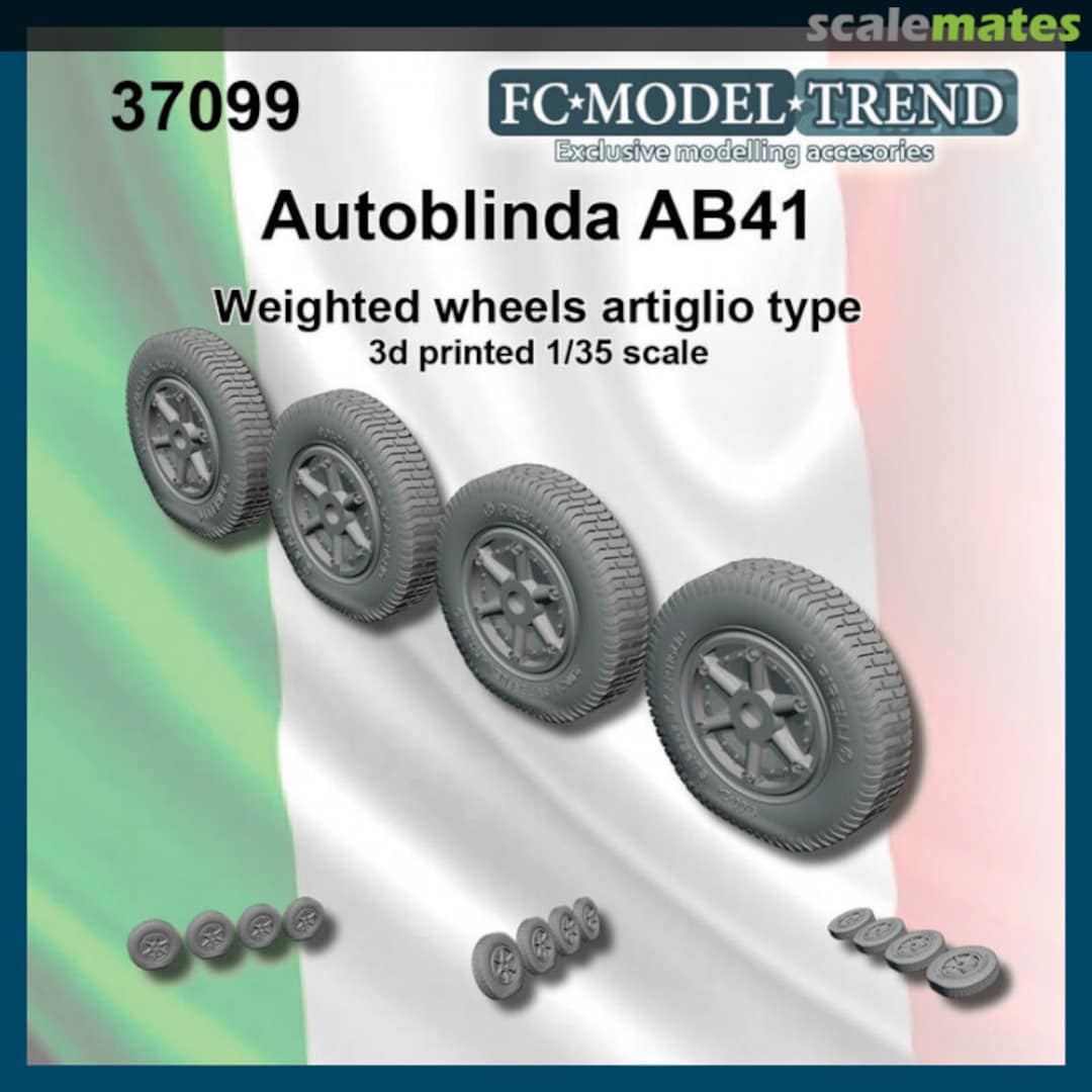 Boxart AB41 'artiglio' weighted wheels 37099 FC Model Trend