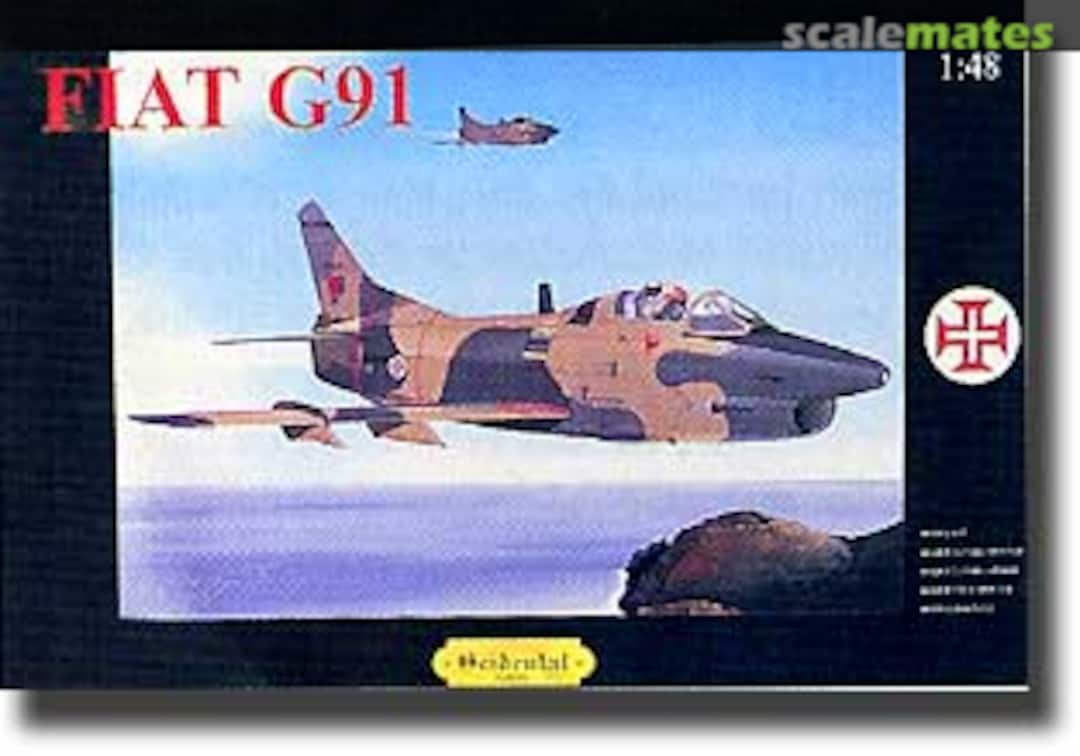 Boxart Fiat G.91 R3/R4 0203 Ocidental Réplicas